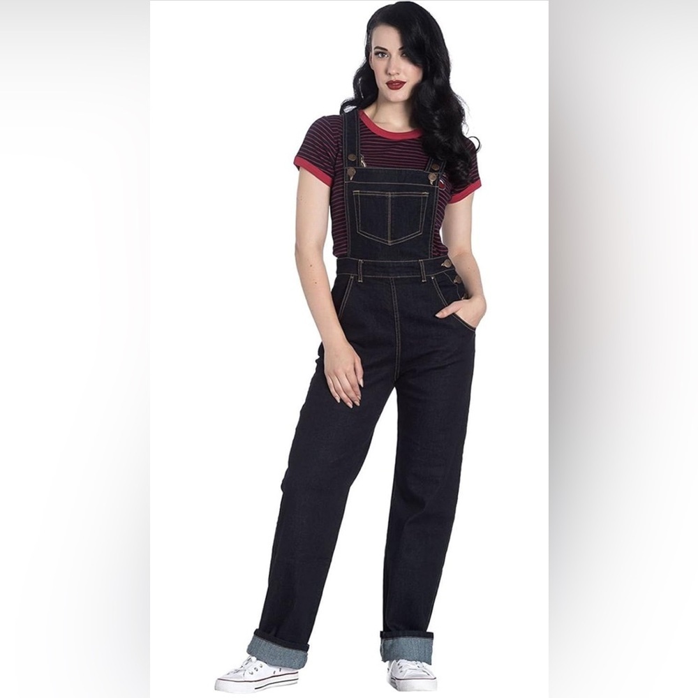 Hell Bunny Denim Overalls  Size S
